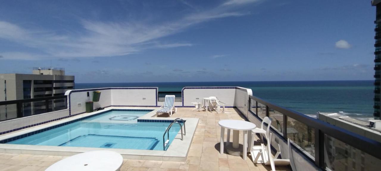 Apto De Frente Para O Mar, Piscina Na Cobertura Recife Luaran gambar